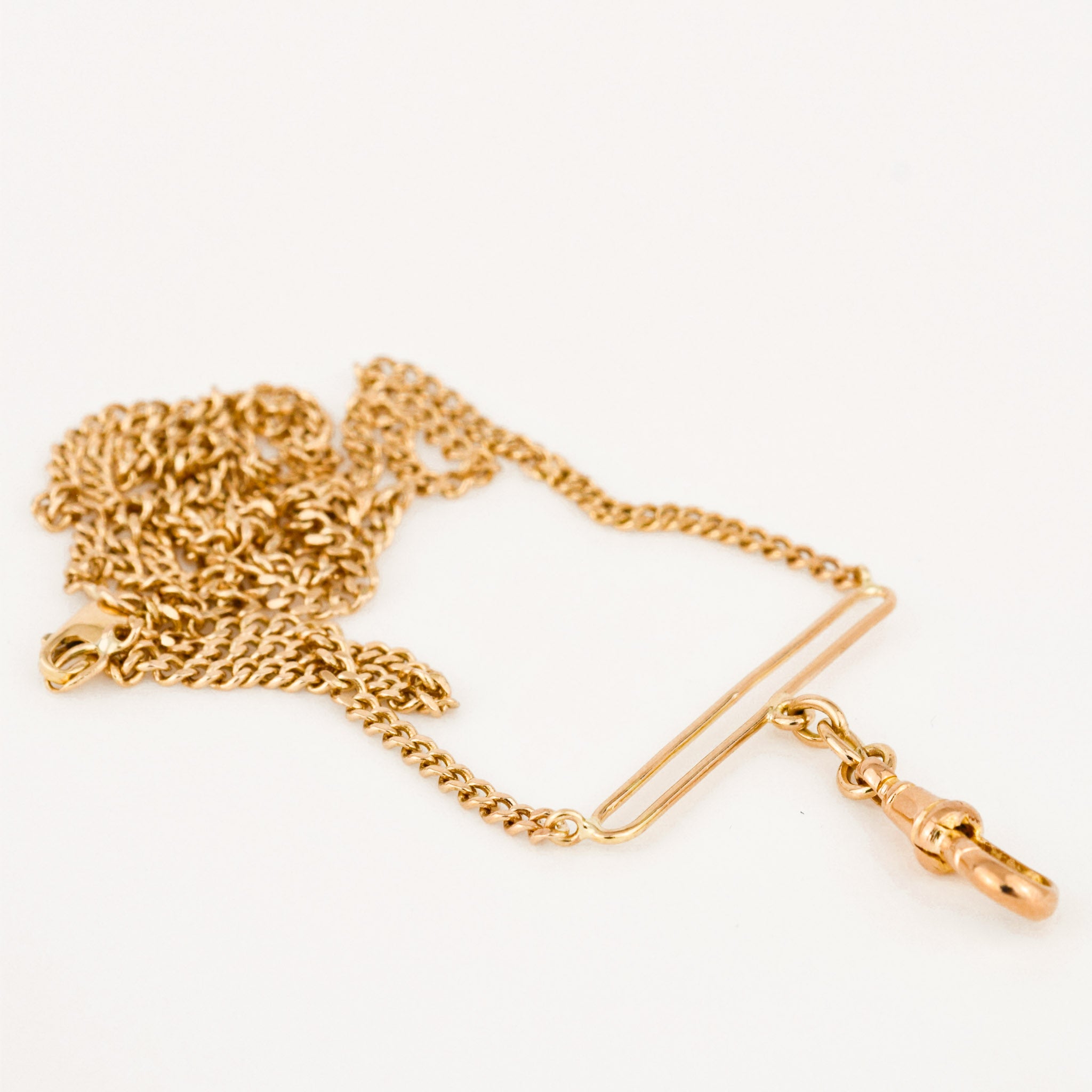 antique conversion 22" Dog Clasp Charm Necklace