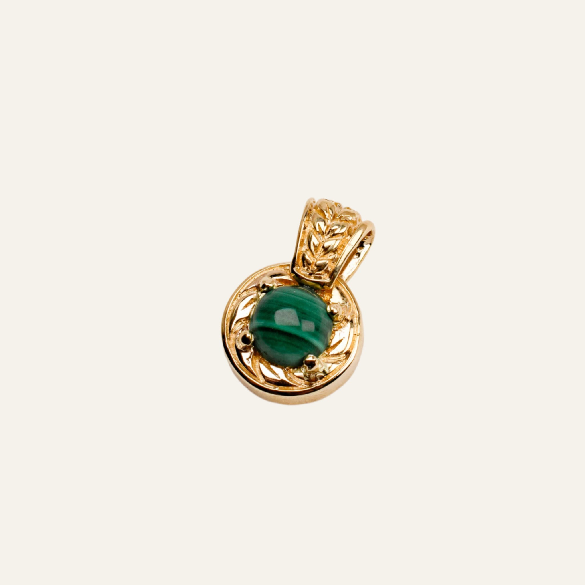 Vibrant Malachite Pendant