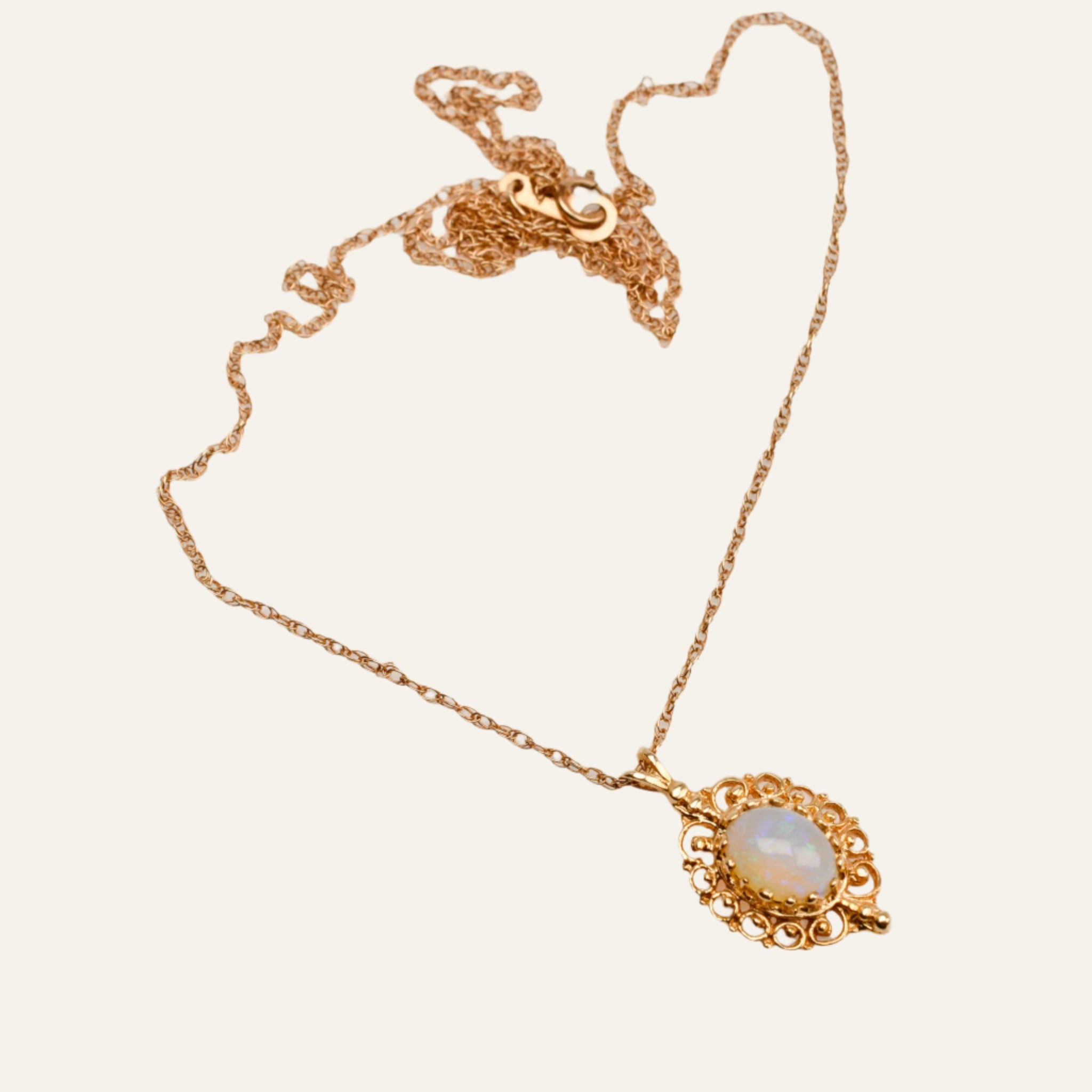 18" Opal Necklace