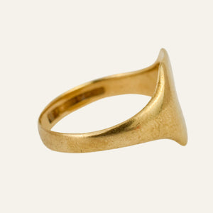 British Gold Signet Ring