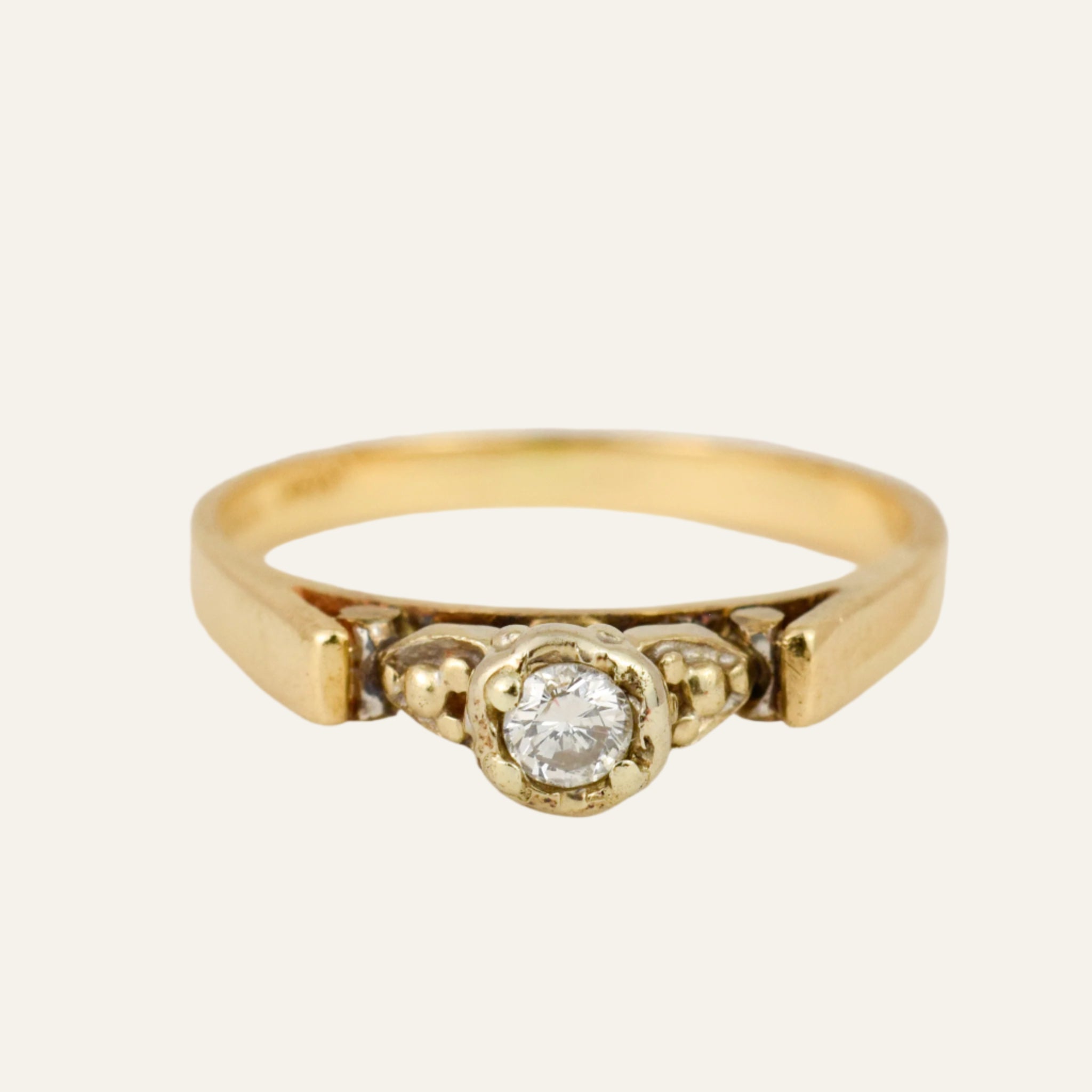 Antique Dainty Diamond Ring