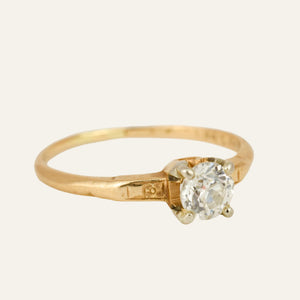 Dreamy Diamond Solitaire Ring