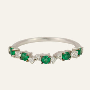 Diamond and Emerald Band