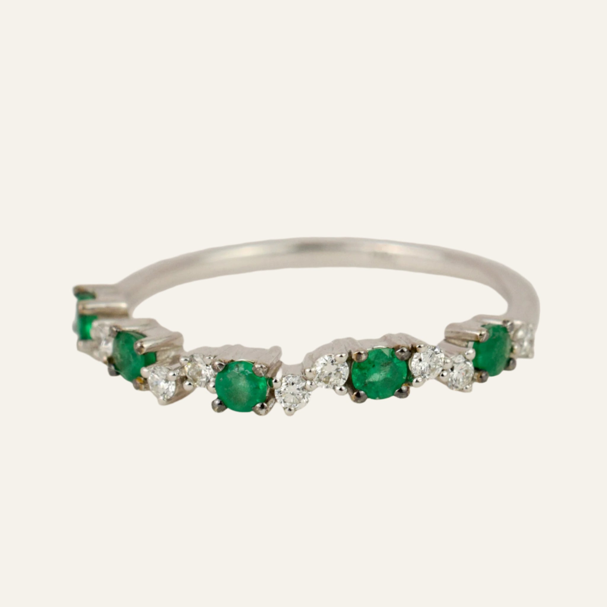 Diamond and Emerald Band