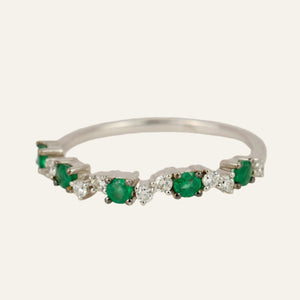 Diamond and Emerald Band