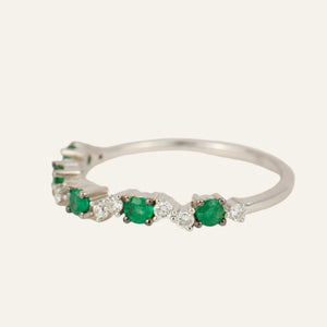 Diamond and Emerald Band