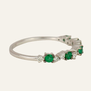 Diamond and Emerald Band