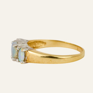 Opal Trilogy Ring