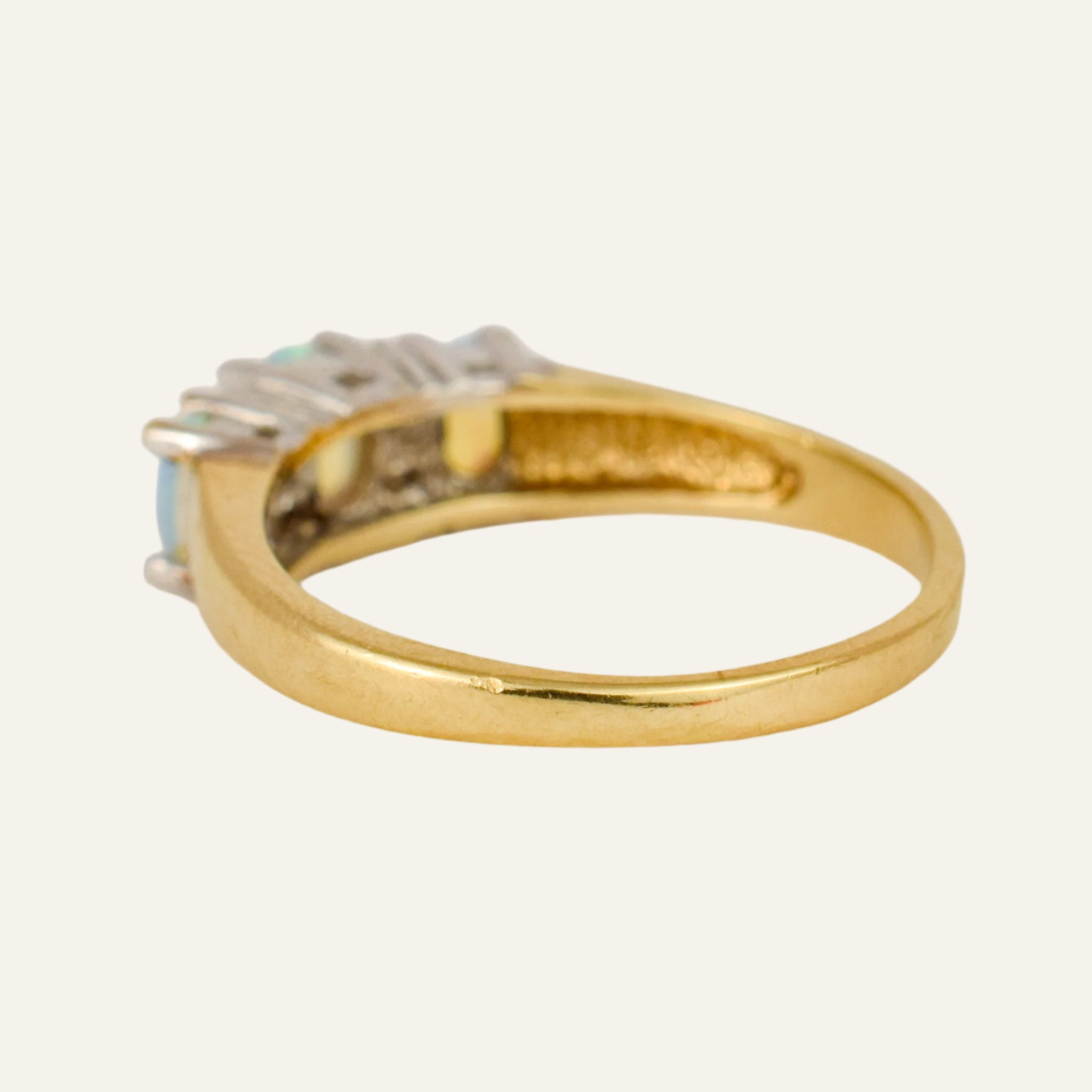 Opal Trilogy Ring