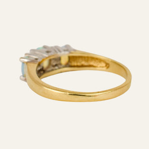Opal Trilogy Ring