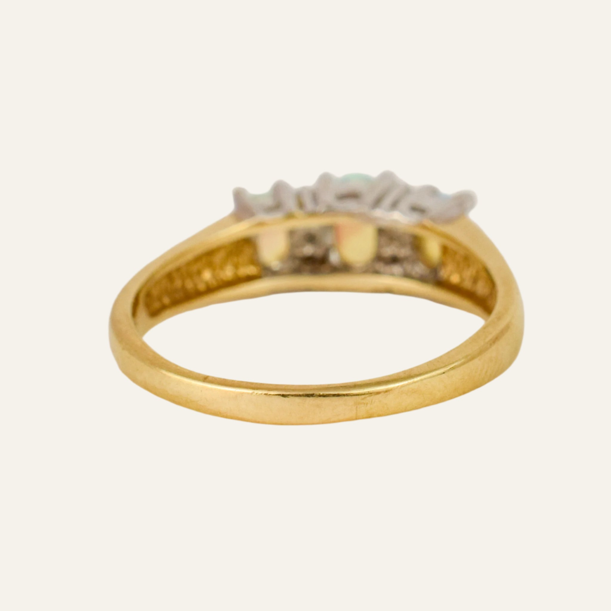 Opal Trilogy Ring