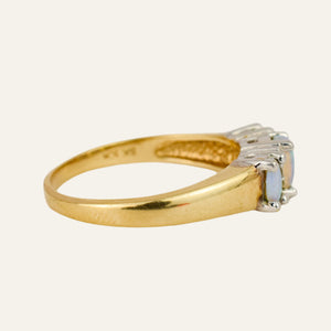 Opal Trilogy Ring