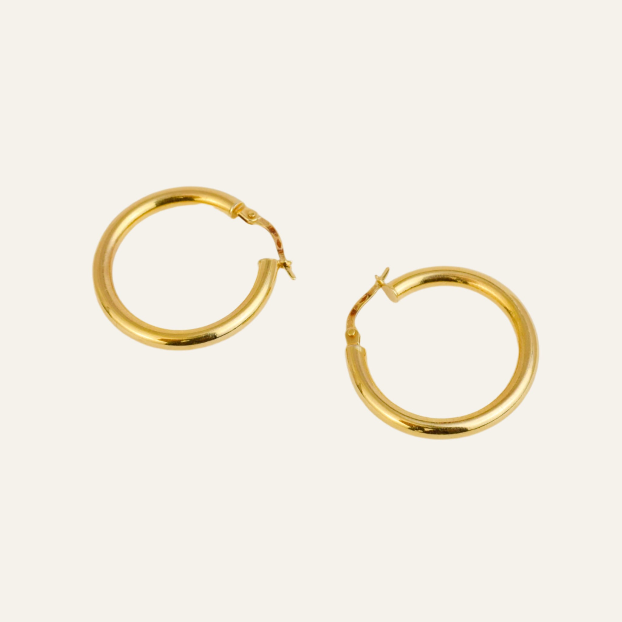 26.4mm Gold Hoops