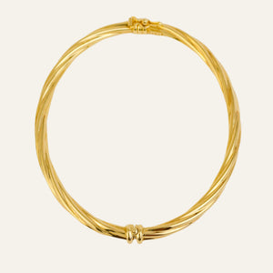 61.7mm Twist Oval Bangle