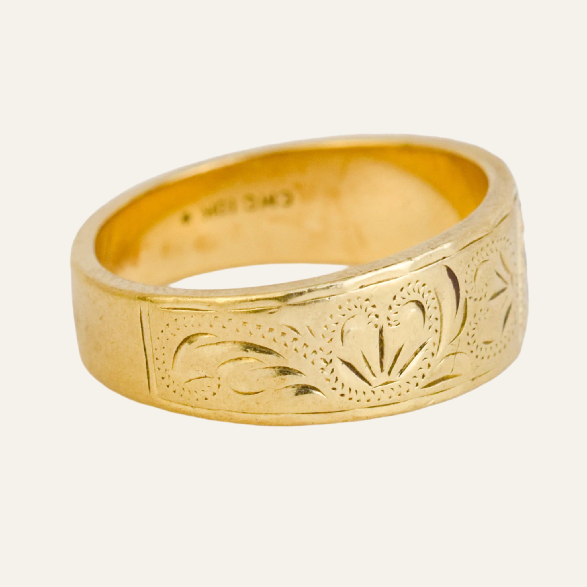7.8mm Romantic Vertical Trilogy Band