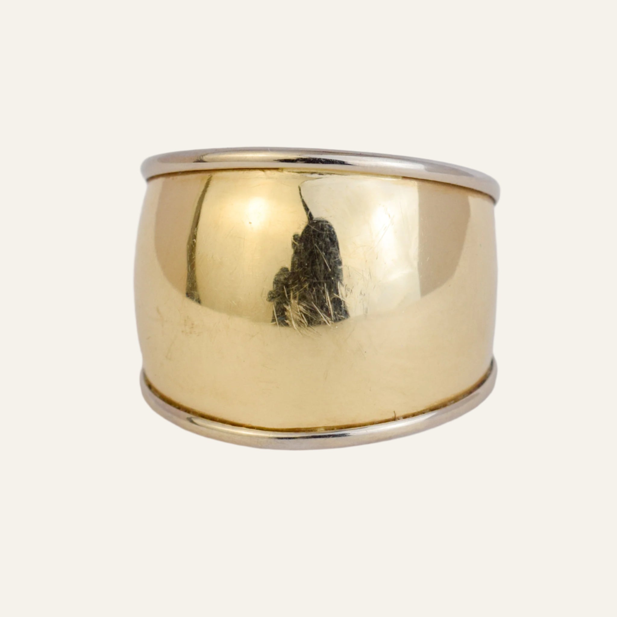 15.6mm Wide Gold Band