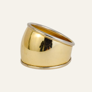 15.6mm Wide Gold Band