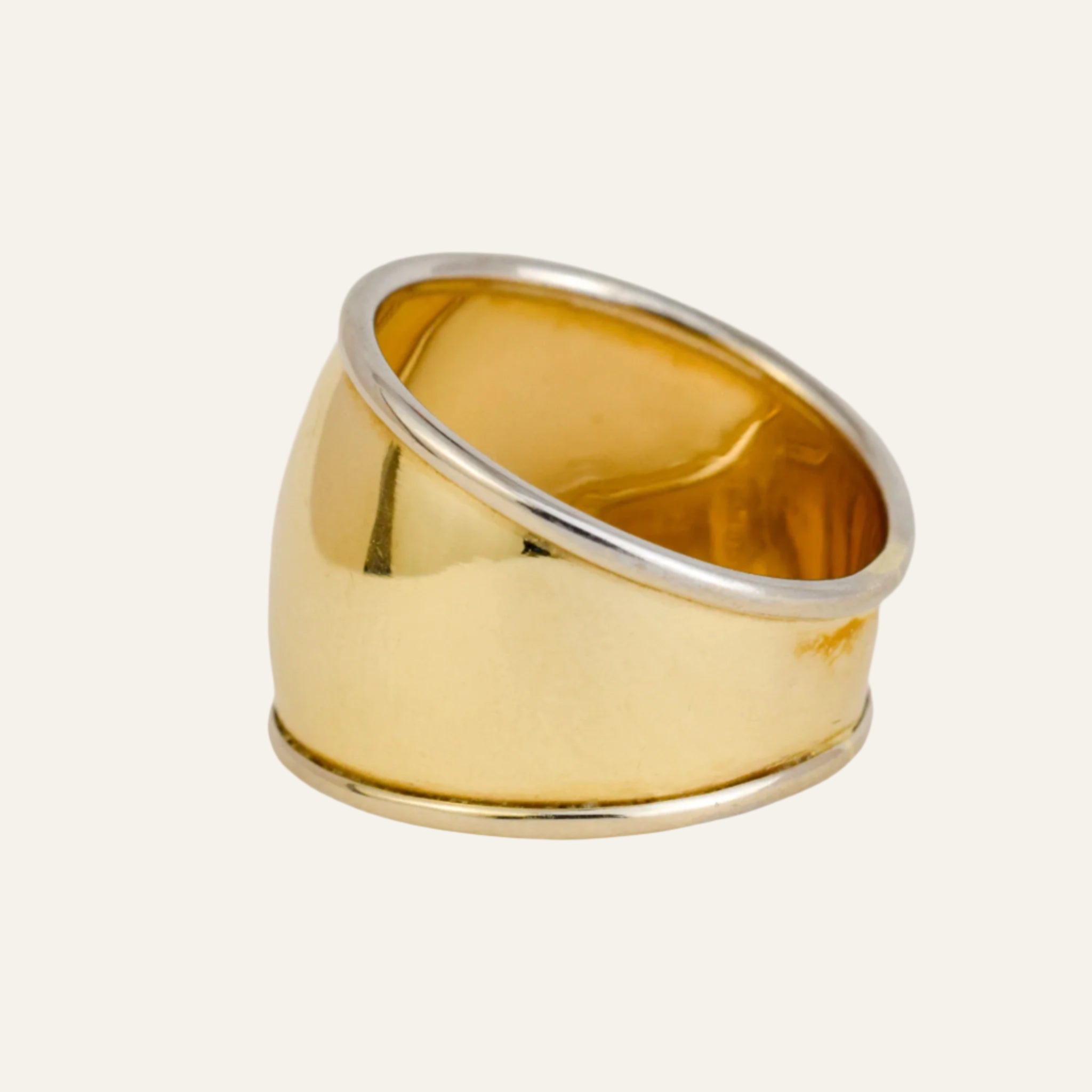 15.6mm Wide Gold Band