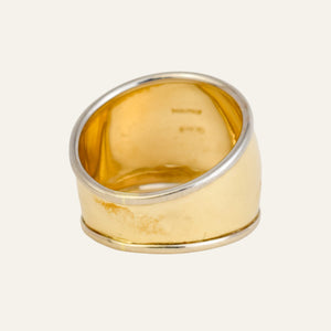 15.6mm Wide Gold Band