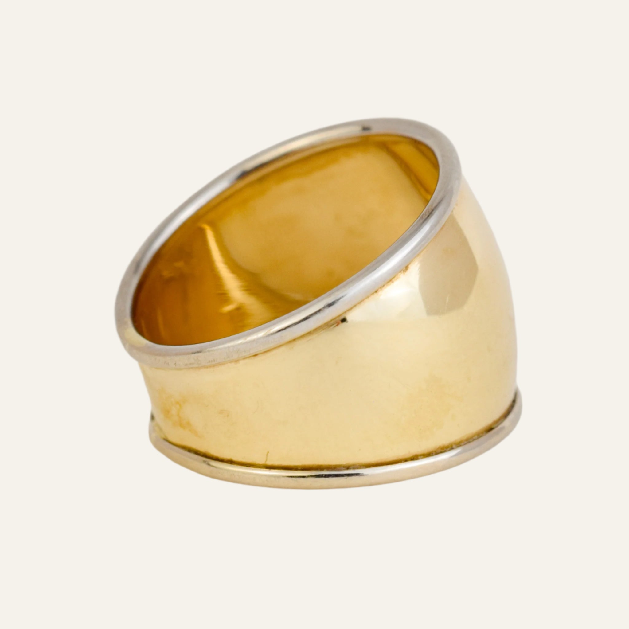 15.6mm Wide Gold Band