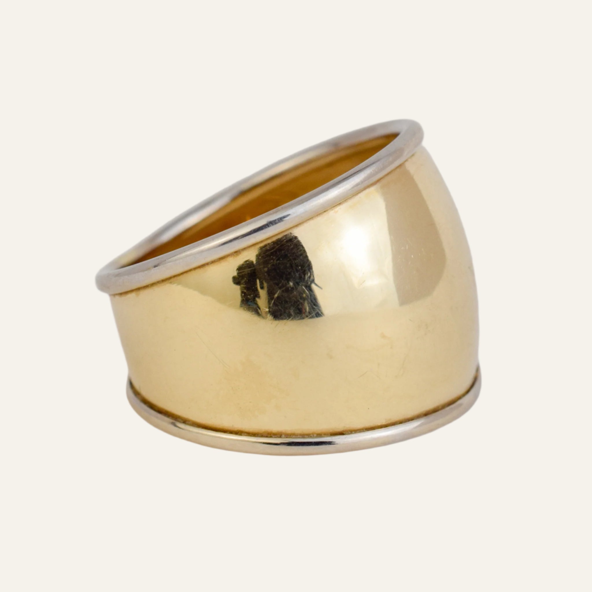15.6mm Wide Gold Band