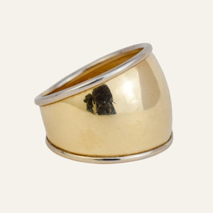 15.6mm Wide Gold Band