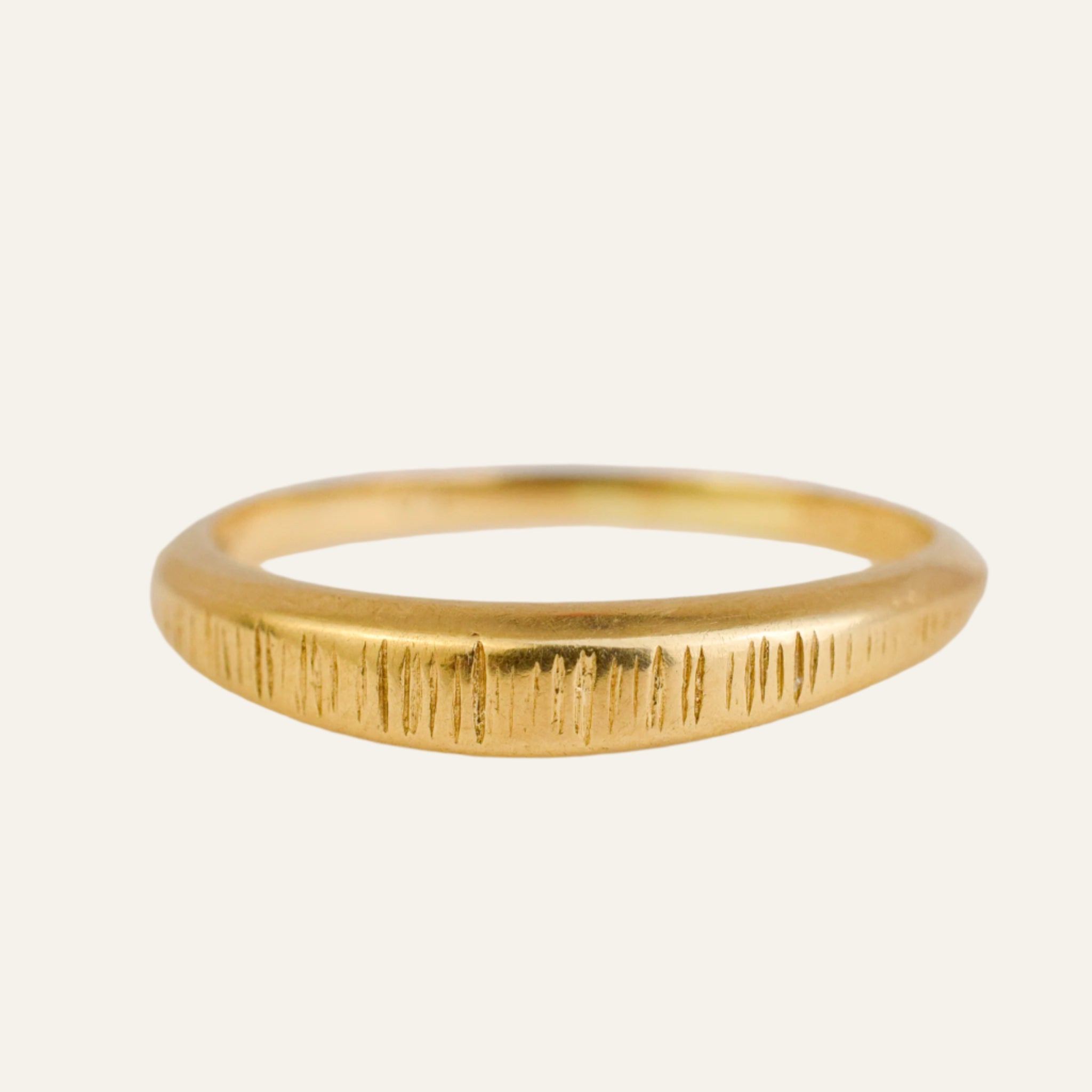 Textured Gold Band