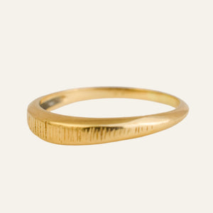 Textured Gold Band