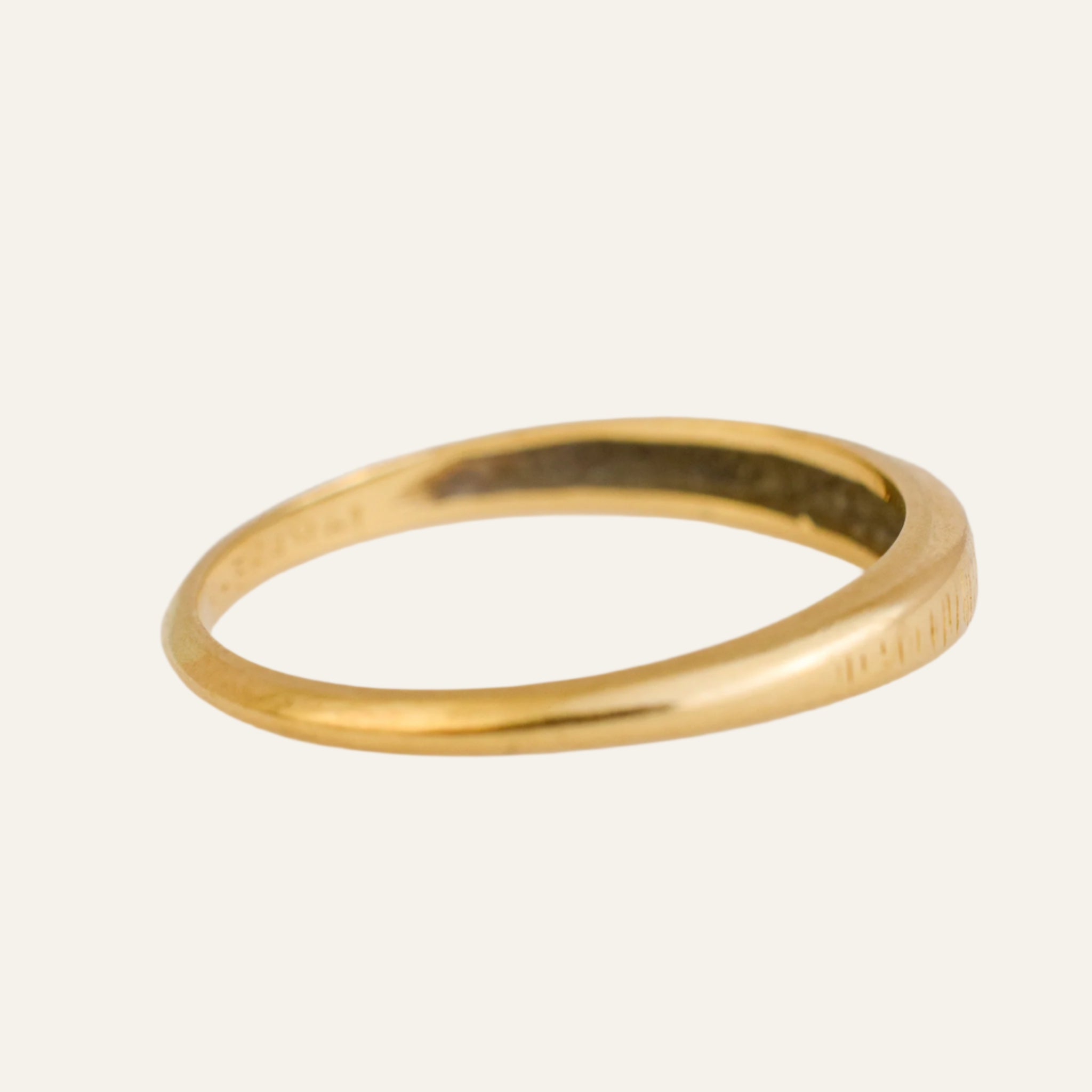 Textured Gold Band