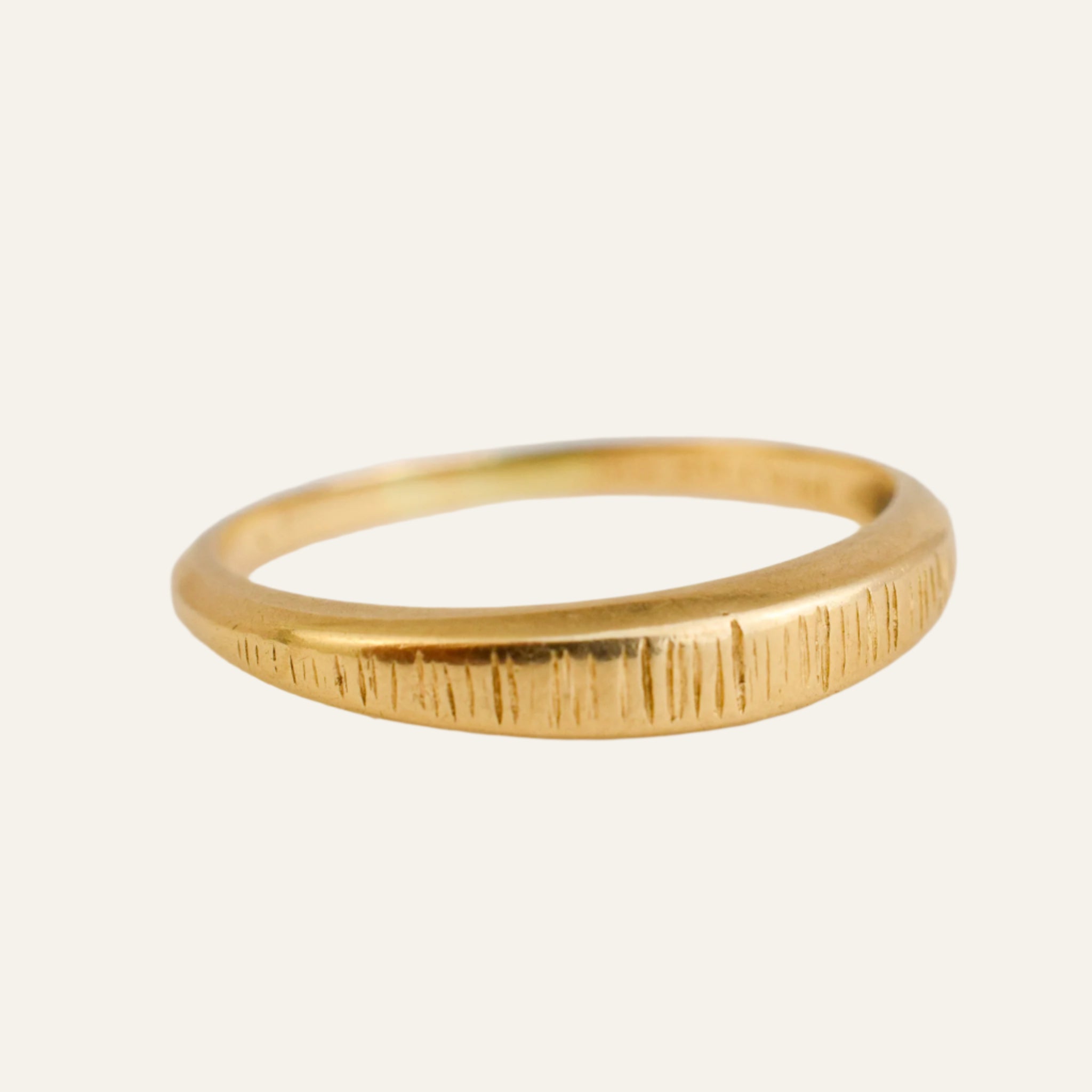 Textured Gold Band