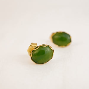 Jade Stud Earrings