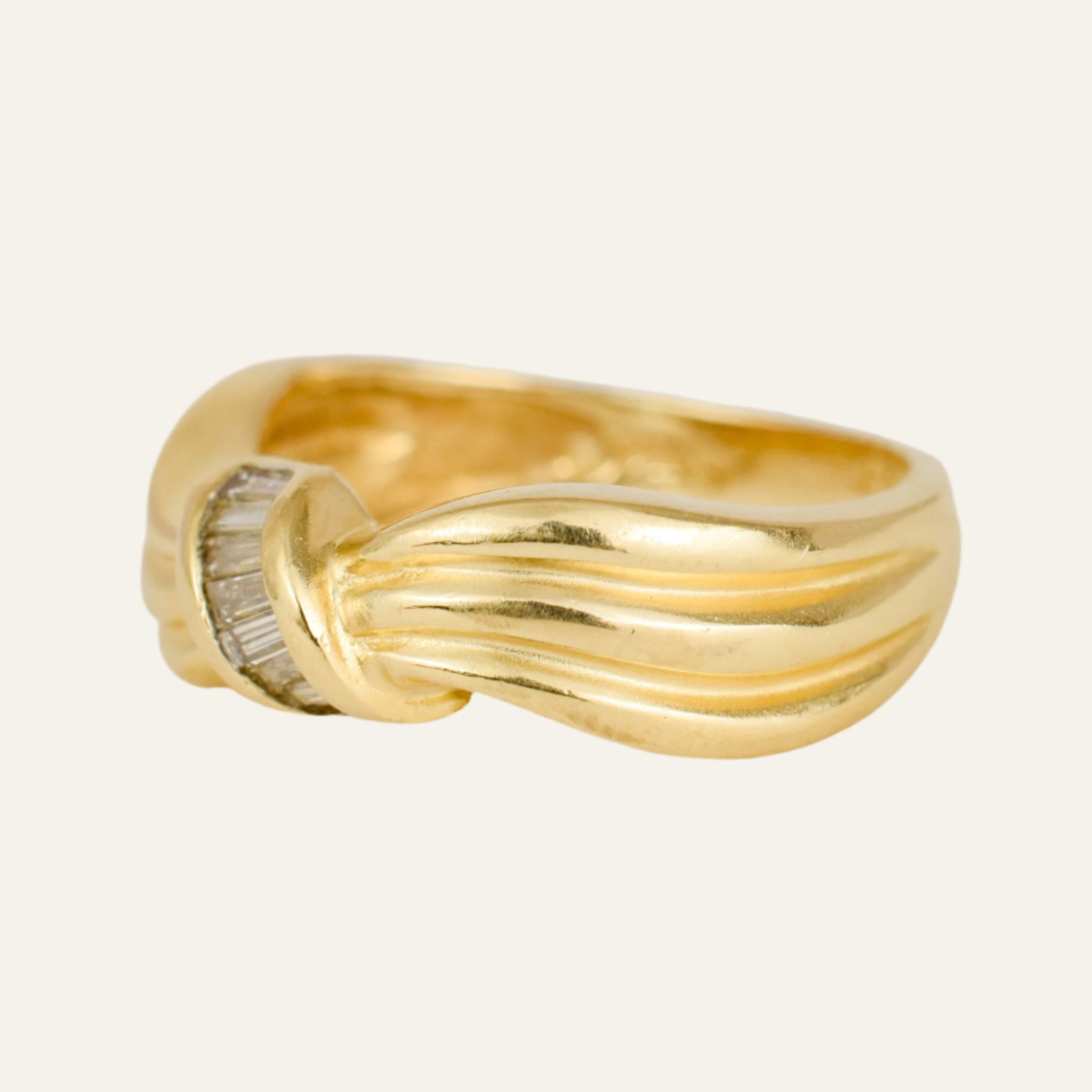 Baguette Diamond Deco Band