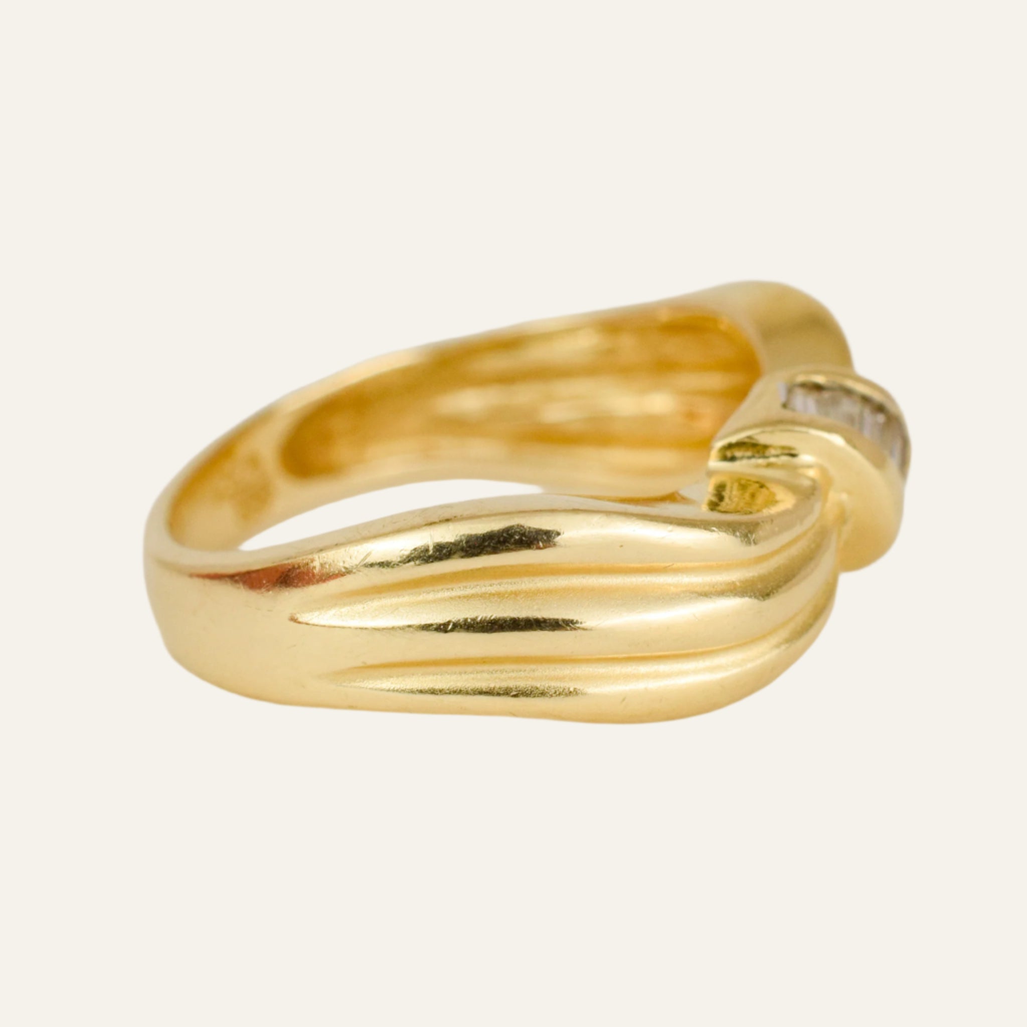 Baguette Diamond Deco Band