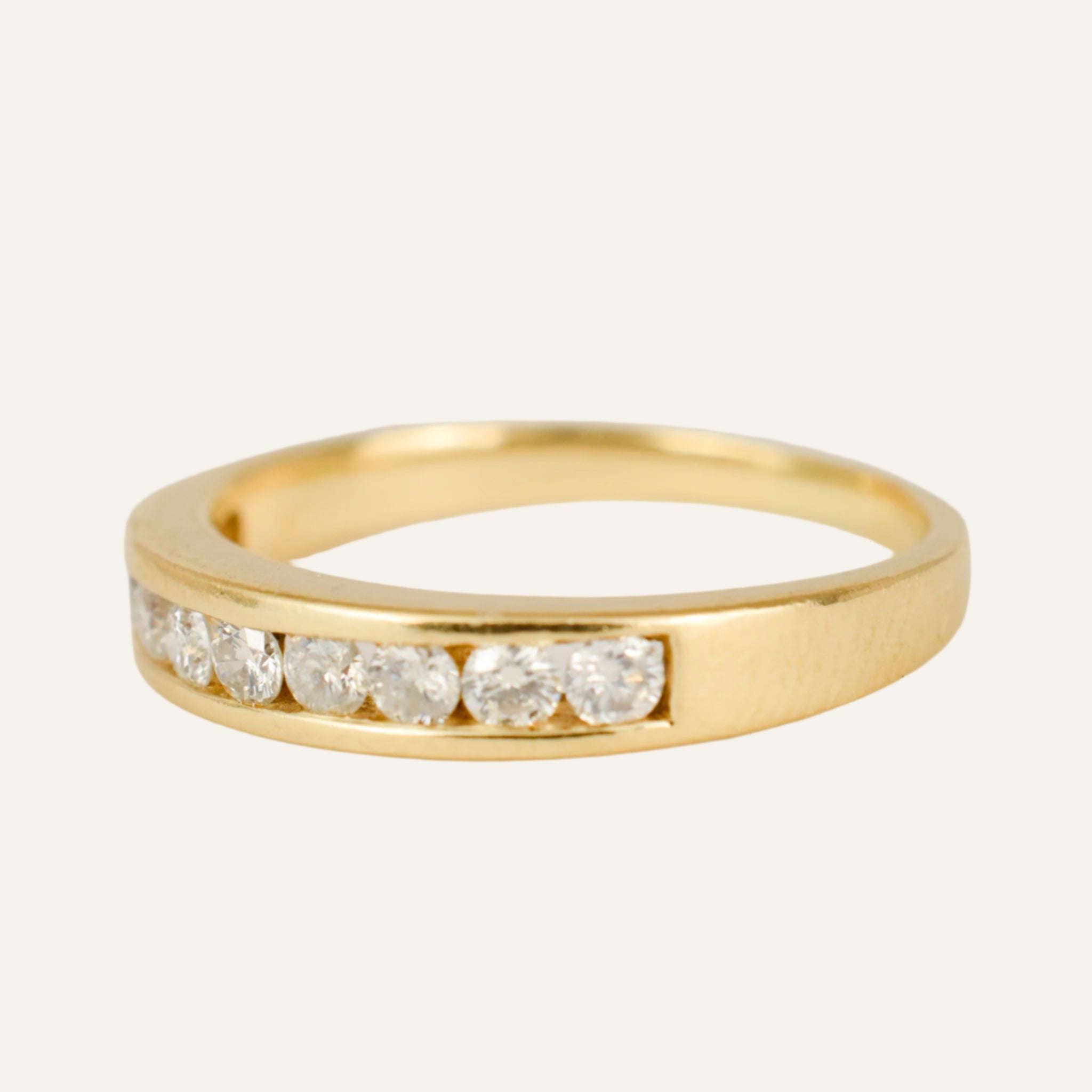 10 Diamond Channel Set Band