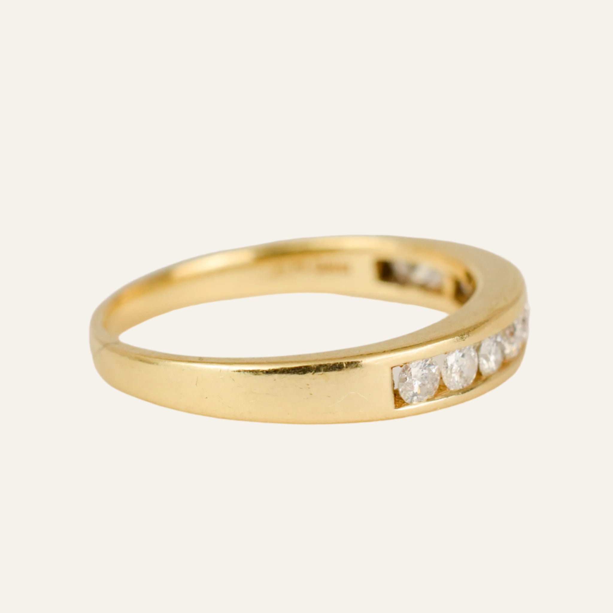 10 Diamond Channel Set Band