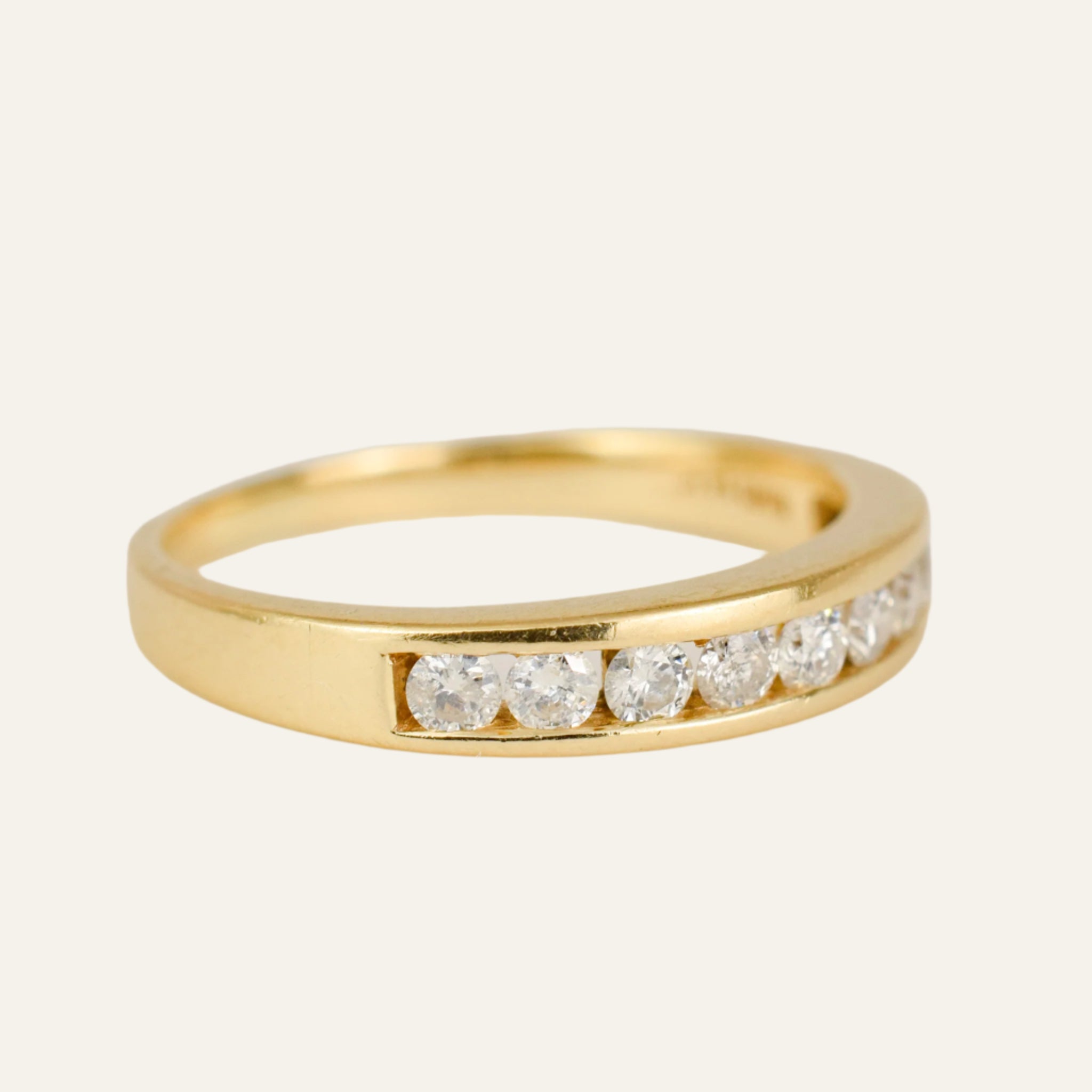 10 Diamond Channel Set Band