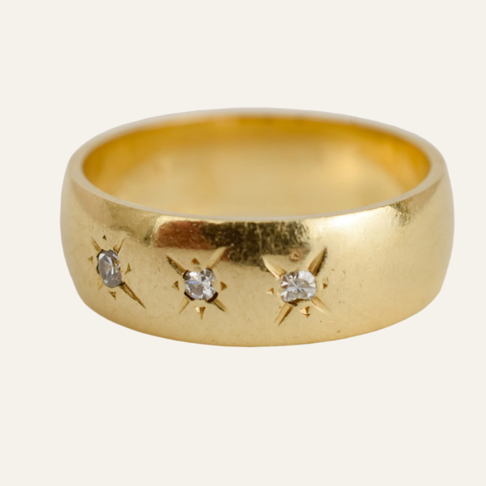 6mm Starburst Trilogy Ring