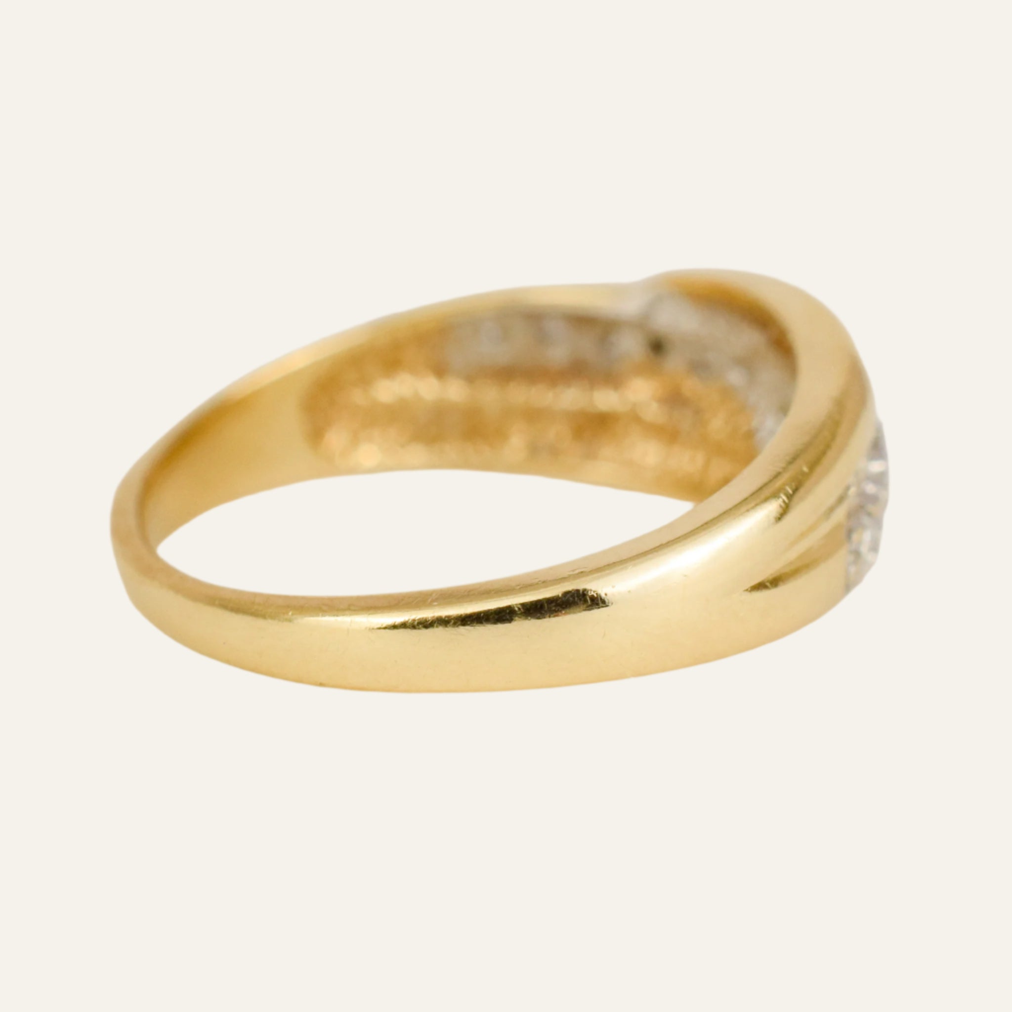 11 Diamond and Gold Vintage Band