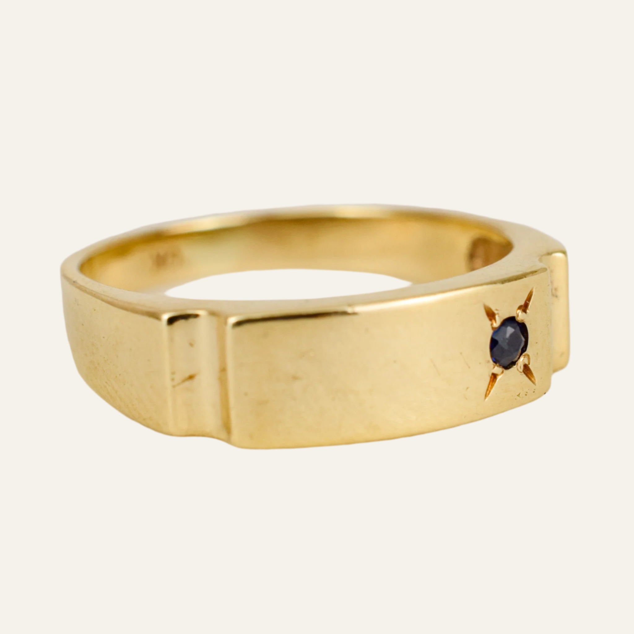 Sapphire Signet Ring