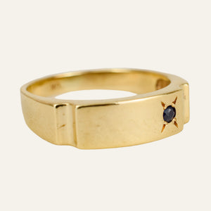 Sapphire Signet Ring