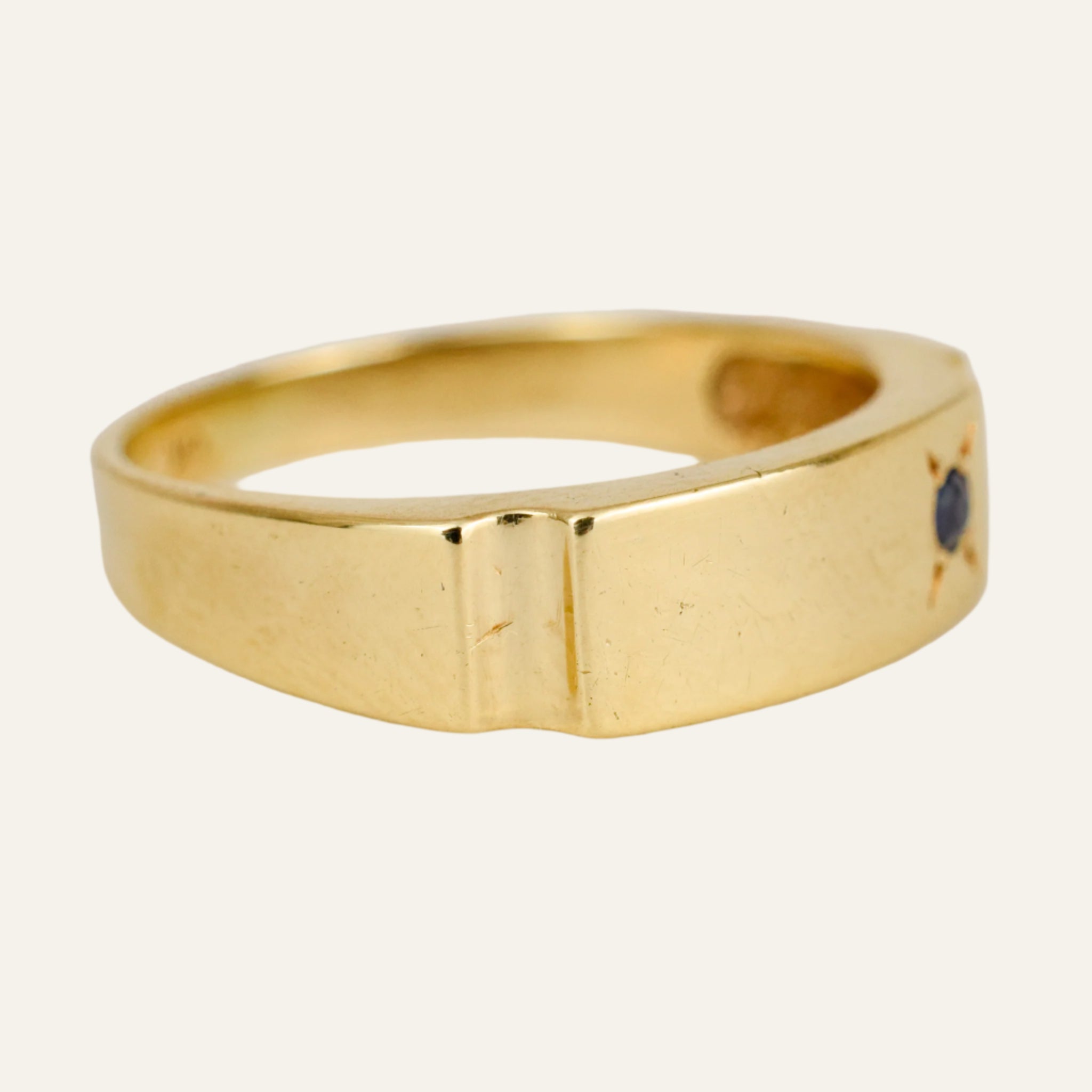 Sapphire Signet Ring