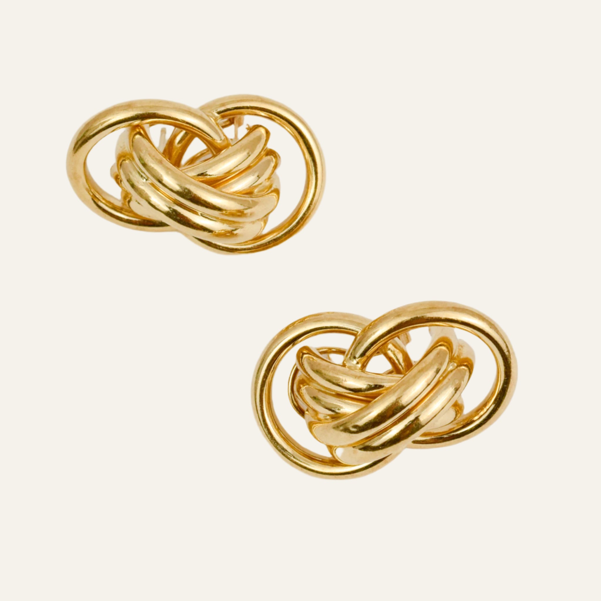 Retro Double Knot Earrings
