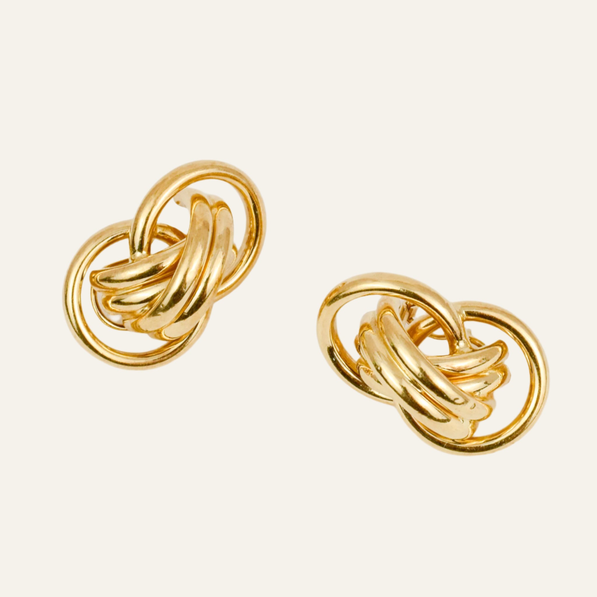Retro Double Knot Earrings