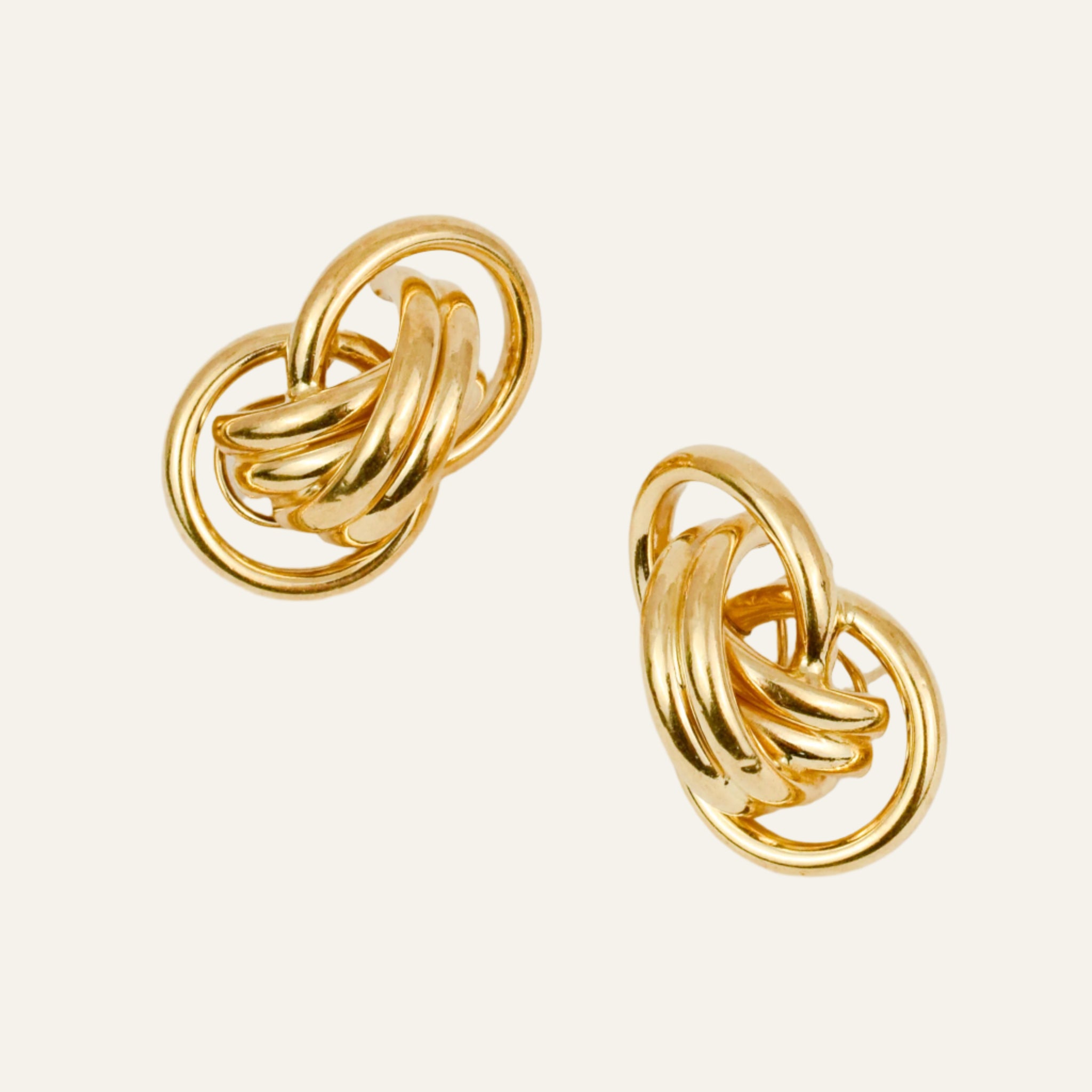 Retro Double Knot Earrings