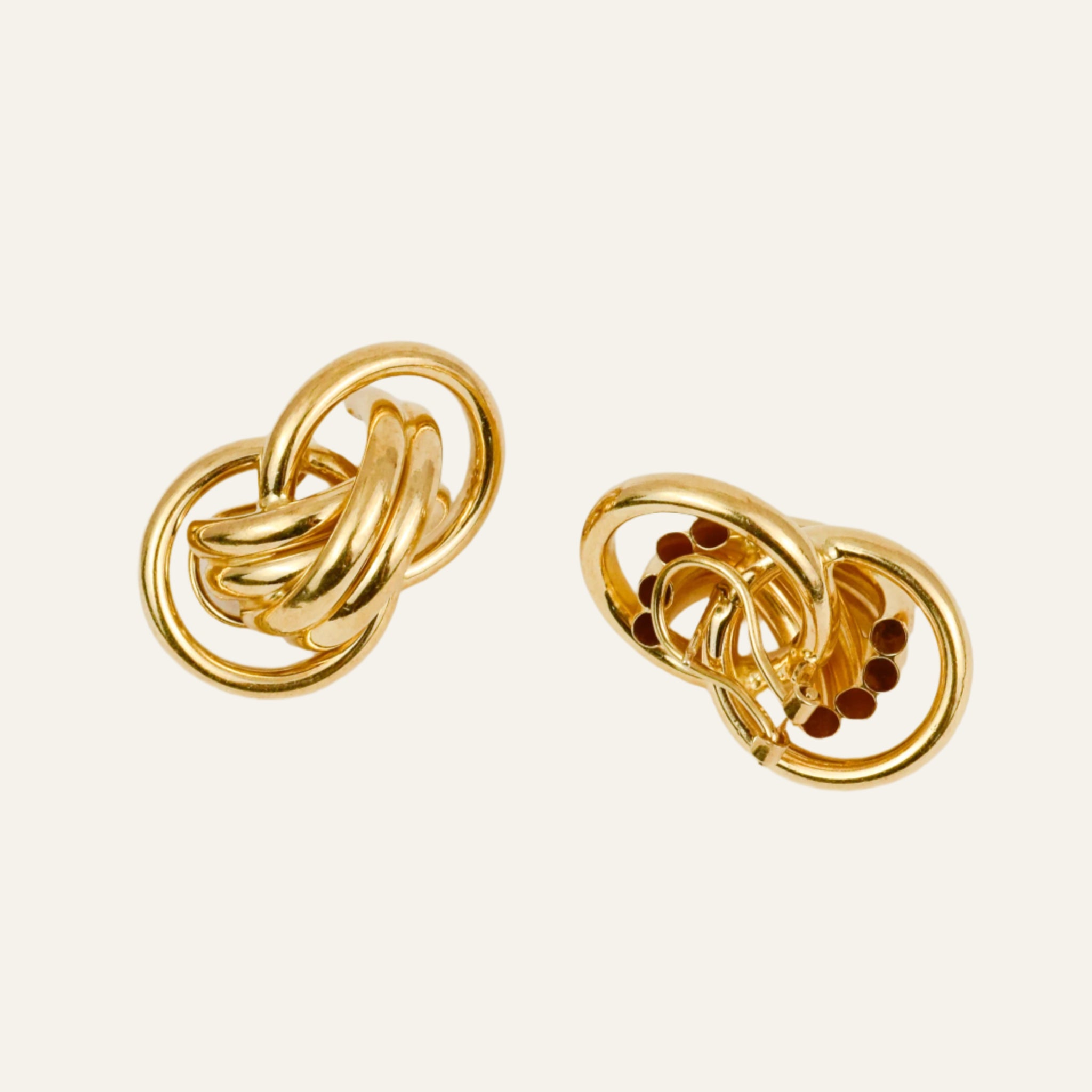 Retro Double Knot Earrings