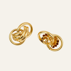 Retro Double Knot Earrings