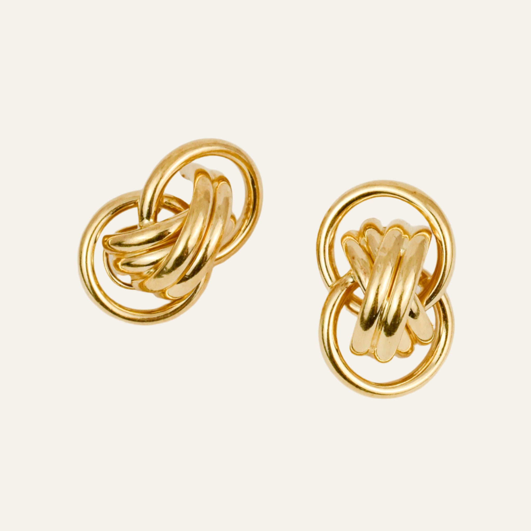 Retro Double Knot Earrings
