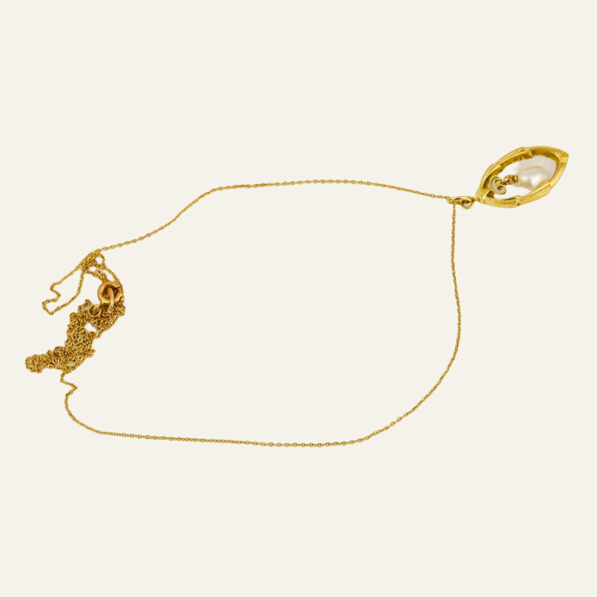 17" Pearl Drop Necklace