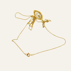 17" Pearl Drop Necklace