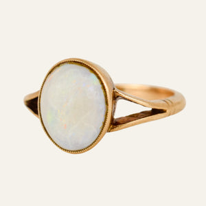 Opal Cabochon Ring